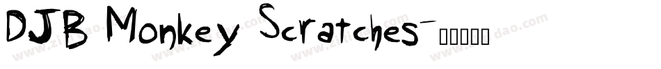 DJB Monkey Scratches字体转换